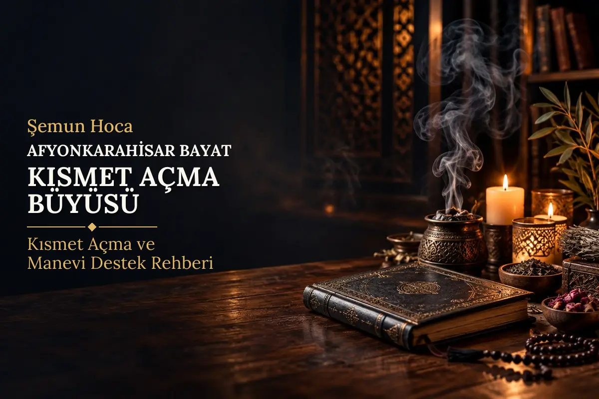 Afyonkarahisar Bayat Kısmet Açma Büyüsü – Şemun Hoca rehberi (temsili görsel)