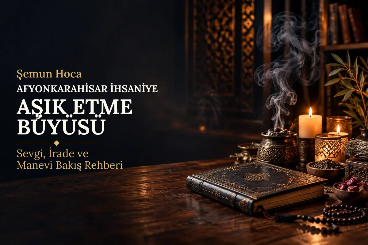 Afyonkarahisar İhsaniye Aşık Etme Büyüsü – Şemun Hoca rehberi (temsili görsel)