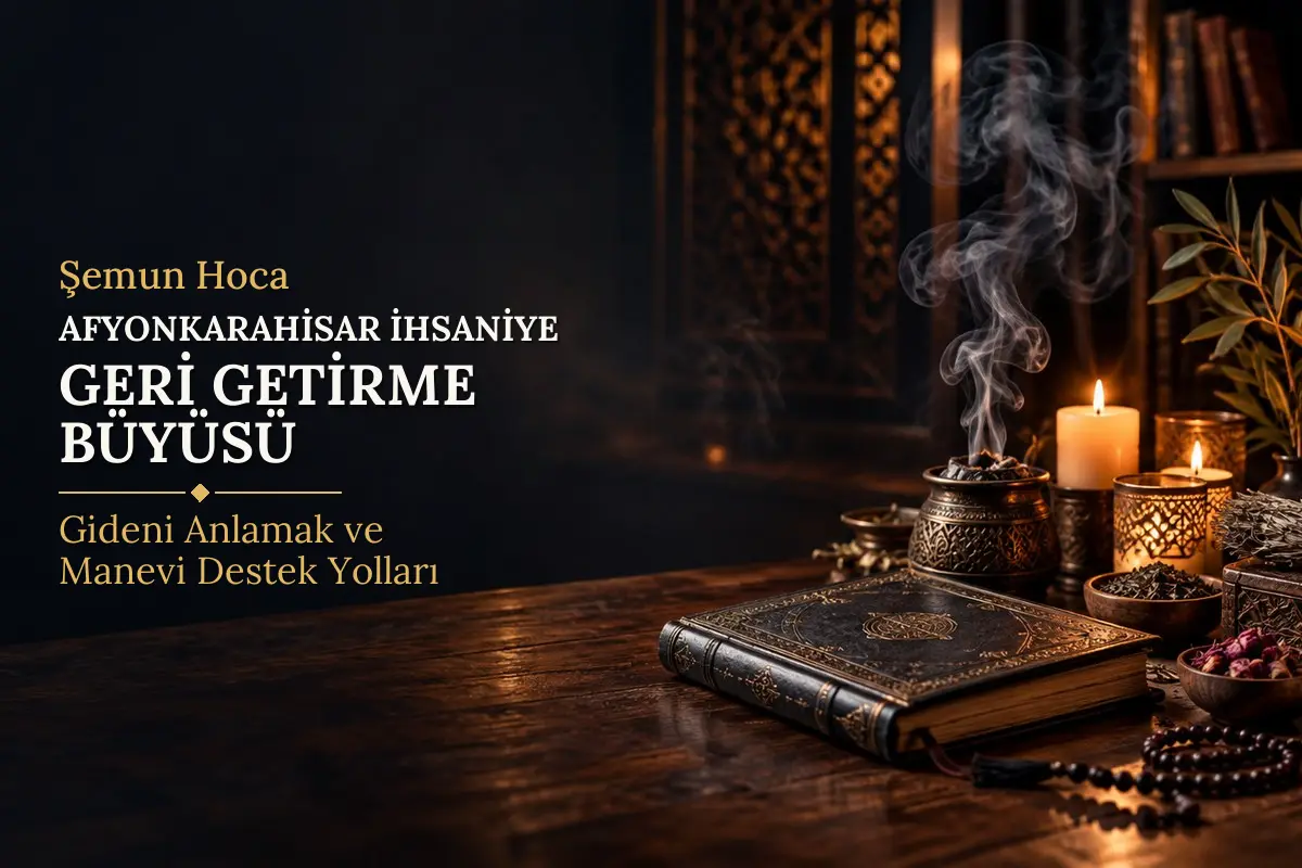 Afyonkarahisar İhsaniye Geri Getirme Büyüsü – Şemun Hoca rehberi (temsili görsel)