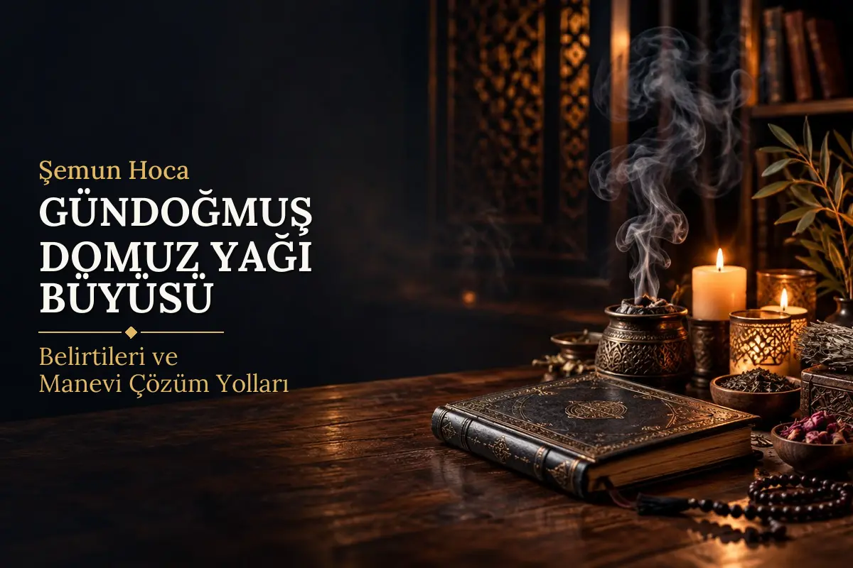 Gündoğmuş Domuz Yağı Büyüsü – Şemun Hoca rehberi (temsili görsel)