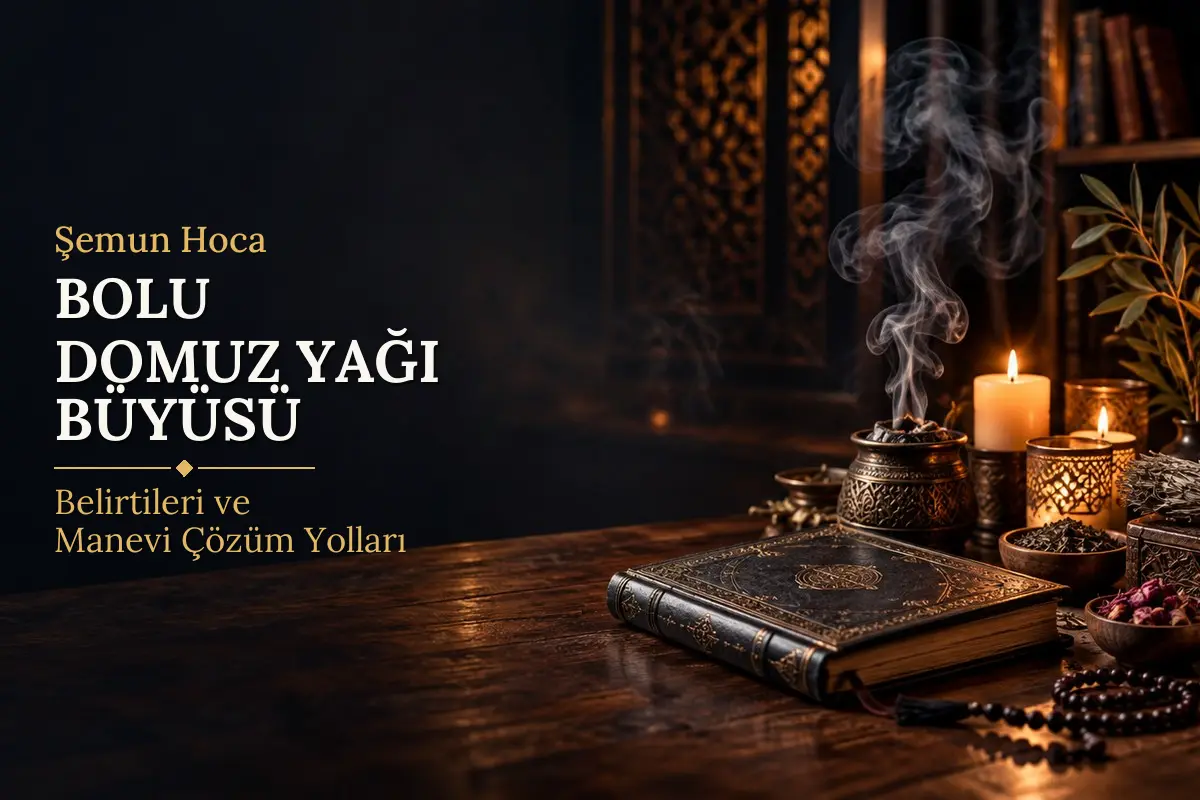 Bolu Domuz Yağı Büyüsü – Şemun Hoca rehberi (temsili görsel)