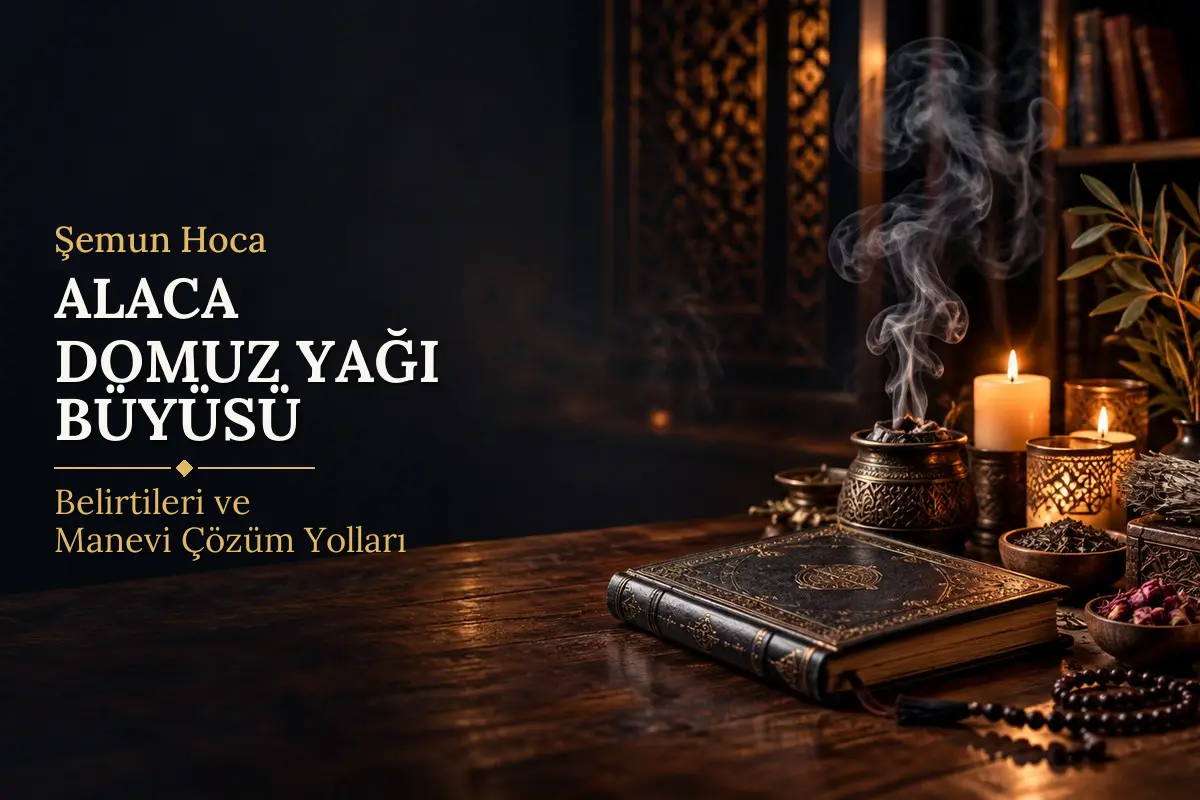 Alaca Domuz Yağı Büyüsü – Şemun Hoca rehberi (temsili görsel)