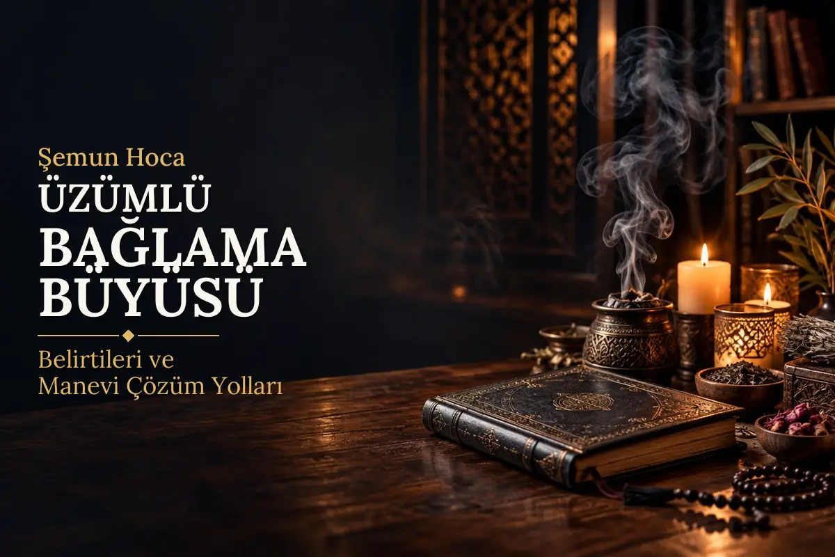 Üzümlü Bağlama Büyüsü – Şemun Hoca rehberi (temsili görsel)