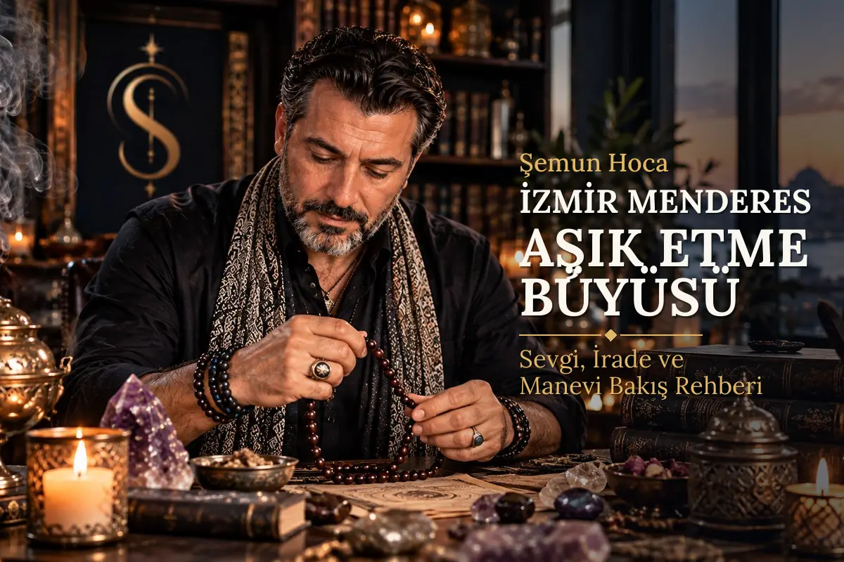 İzmir Menderes Aşık Etme Büyüsü – Şemun Hoca rehberi (temsili görsel)