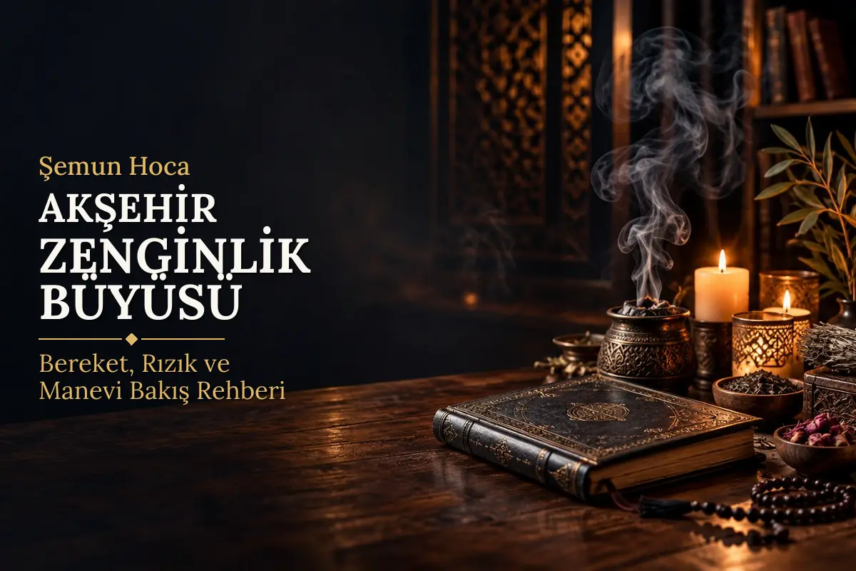 Akşehir Zenginlik Büyüsü – Şemun Hoca rehberi (temsili görsel)