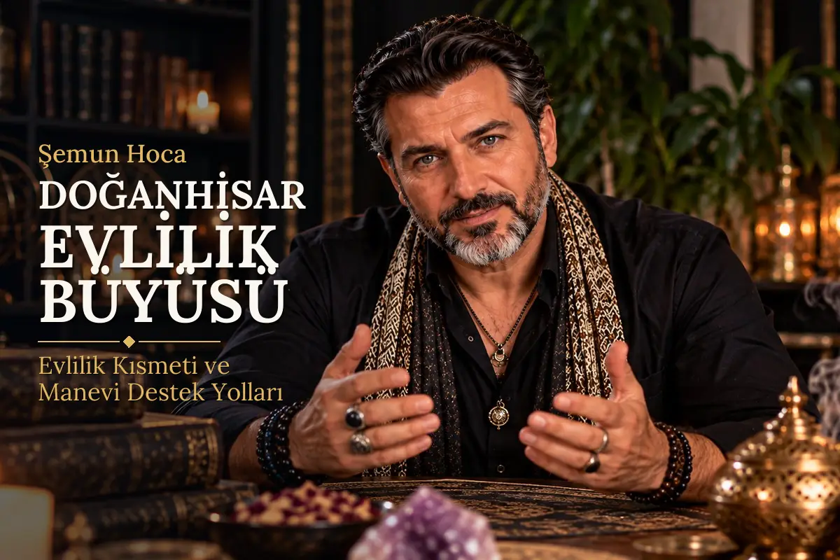Doğanhisar Evlilik Büyüsü – Şemun Hoca rehberi (temsili görsel)