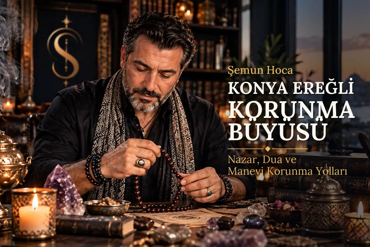 Konya Ereğli Korunma Büyüsü – Şemun Hoca rehberi (temsili görsel)