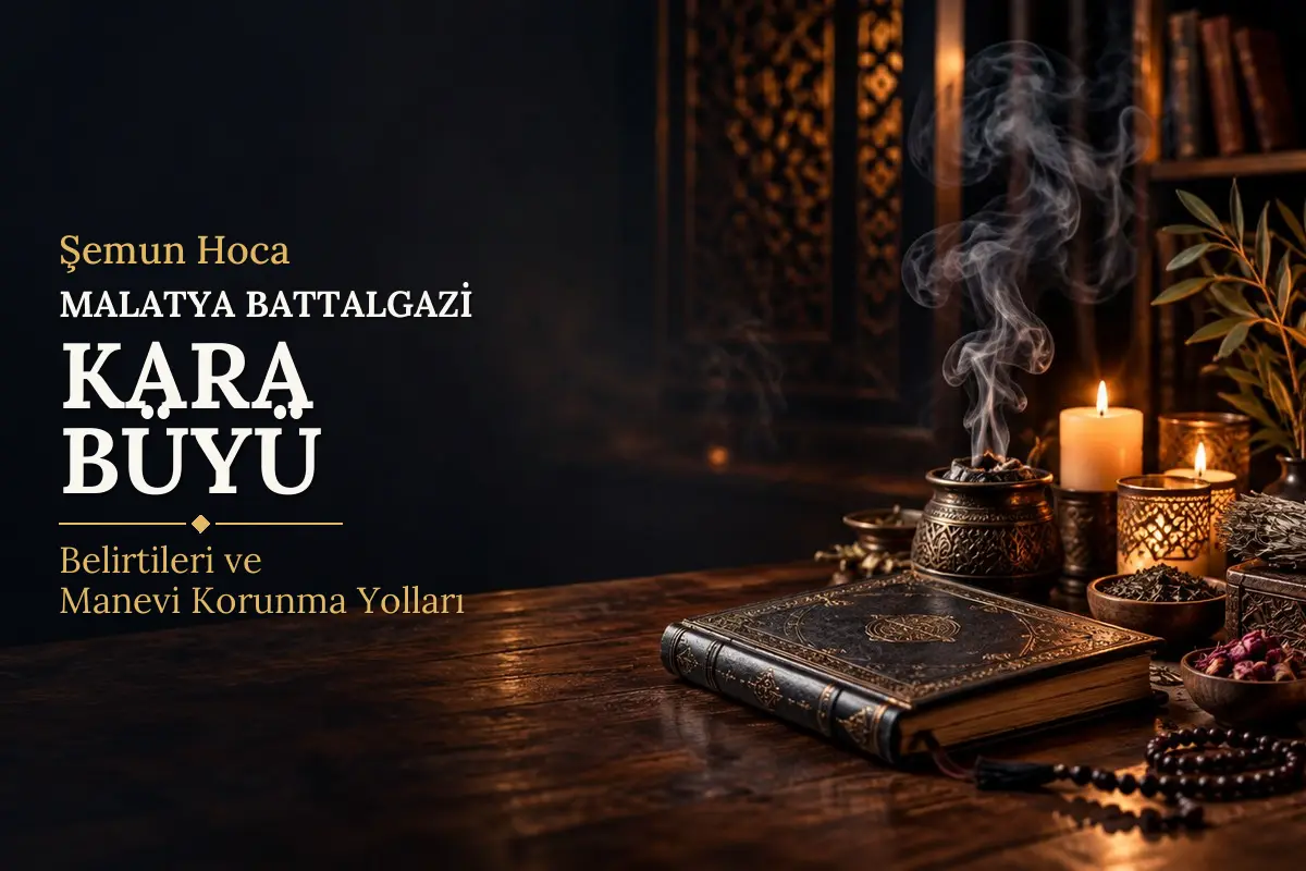 Malatya Battalgazi Kara Büyü – Şemun Hoca rehberi (temsili görsel)