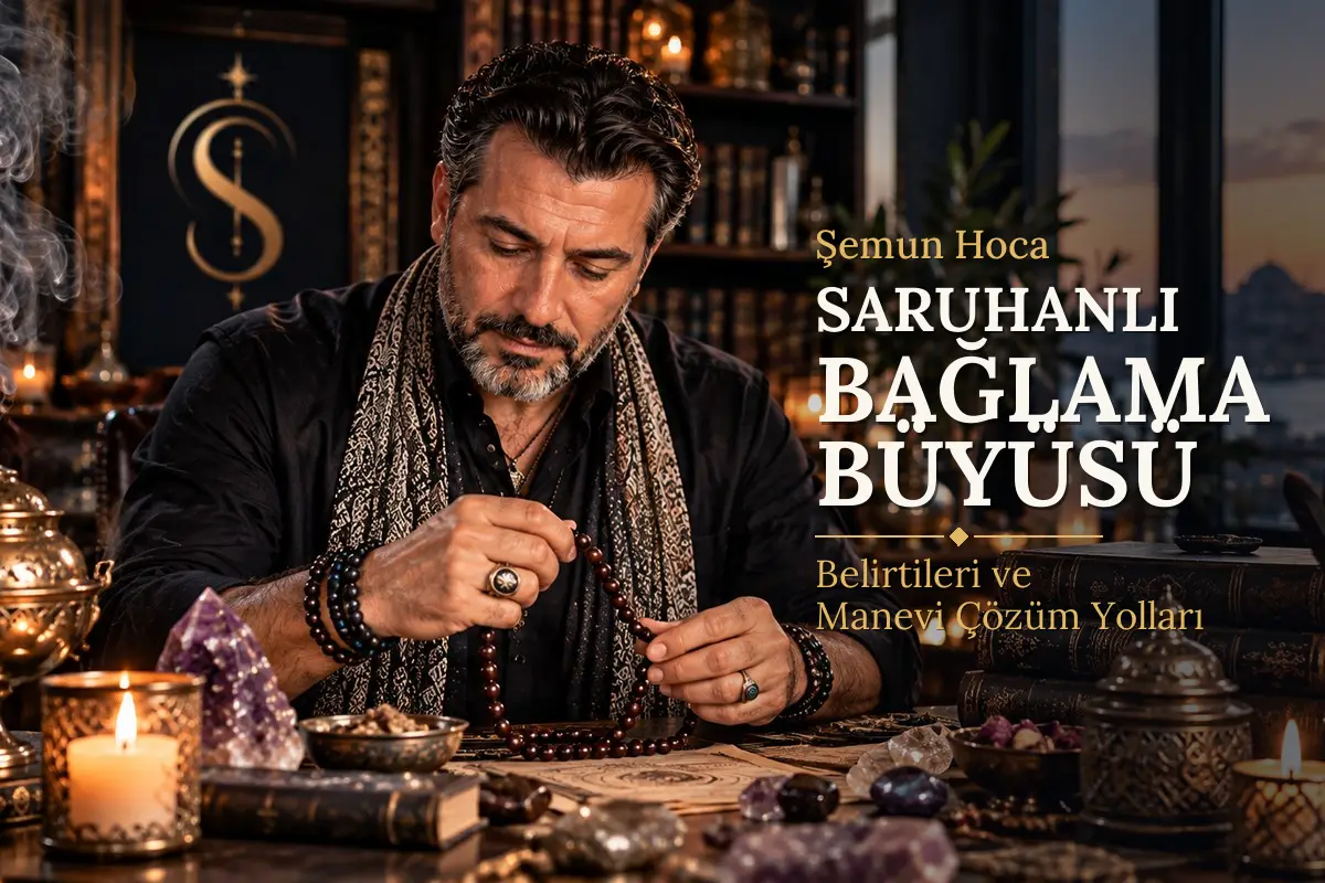 Saruhanlı Bağlama Büyüsü – Şemun Hoca rehberi (temsili görsel)