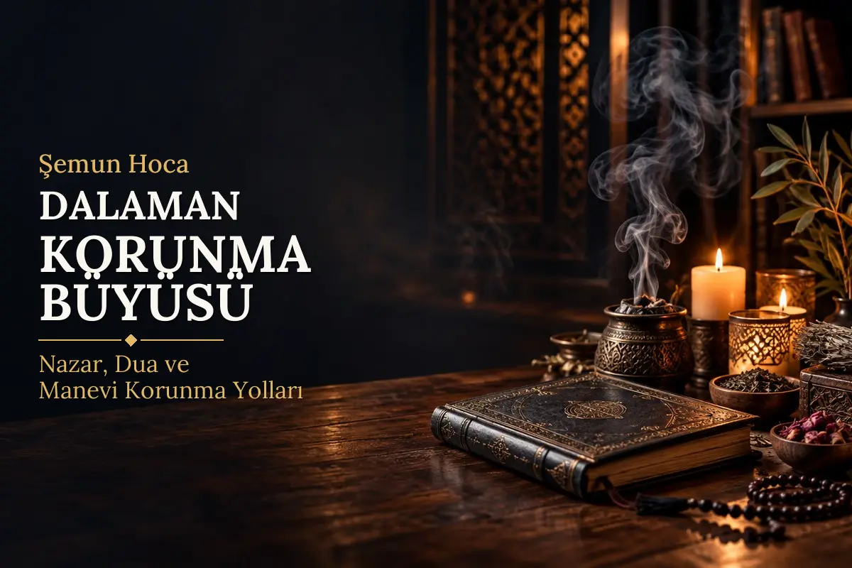 Dalaman Korunma Büyüsü – Şemun Hoca rehberi (temsili görsel)