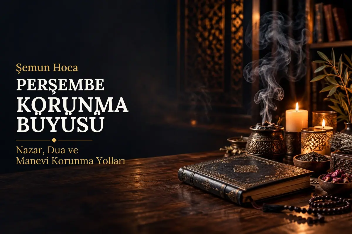 Perşembe Korunma Büyüsü – Şemun Hoca rehberi (temsili görsel)