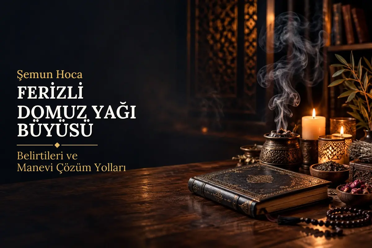 Ferizli Domuz Yağı Büyüsü – Şemun Hoca rehberi (temsili görsel)