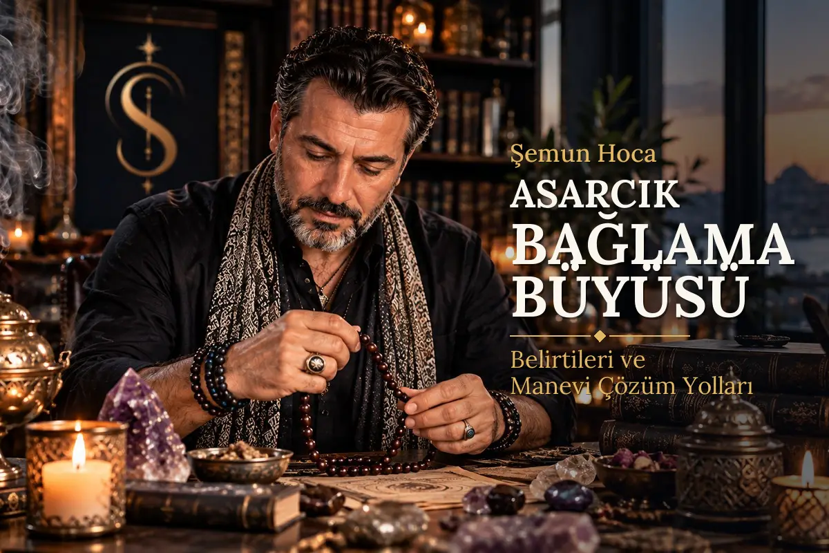 Asarcık Bağlama Büyüsü – Şemun Hoca rehberi (temsili görsel)