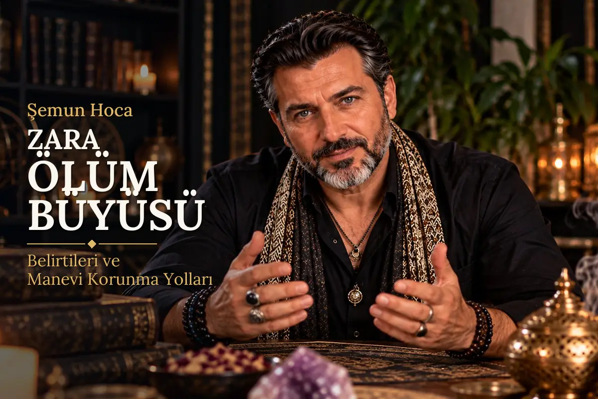 Zara Ölüm Büyüsü – Şemun Hoca rehberi (temsili görsel)