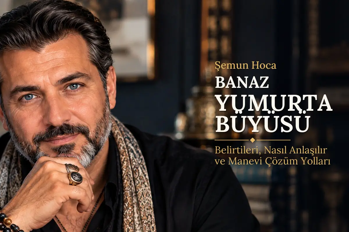 Banaz Yumurta Büyüsü – Şemun Hoca rehberi (temsili görsel)