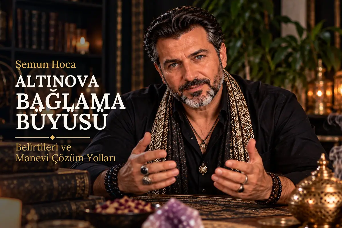 Altınova Bağlama Büyüsü – Şemun Hoca rehberi (temsili görsel)