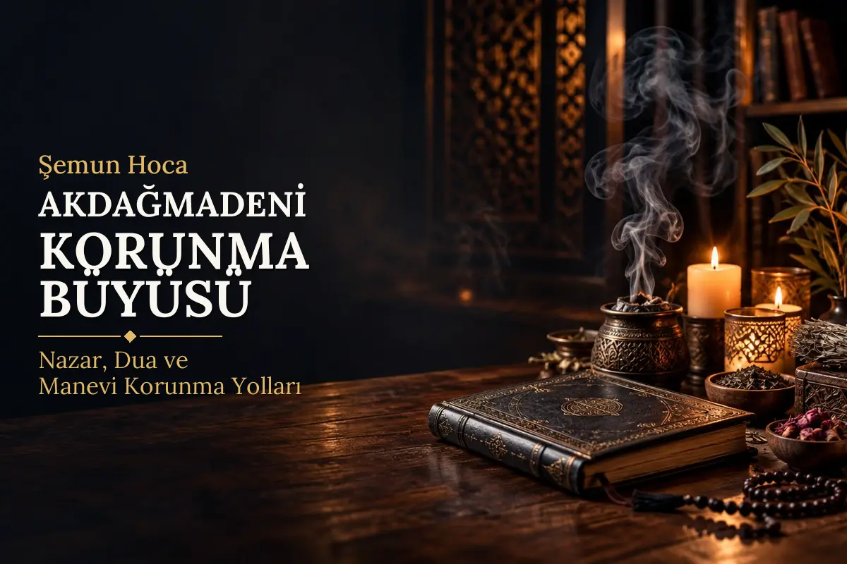 Akdağmadeni Korunma Büyüsü – Şemun Hoca rehberi (temsili görsel)