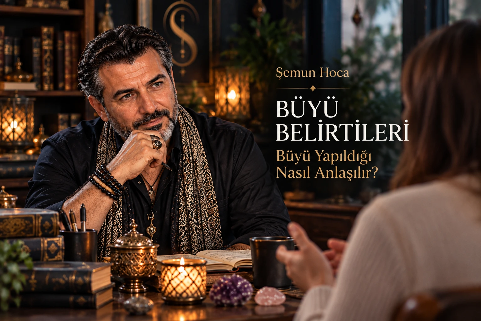 Şemun Hoca büyü belirtileri ve büyü yapıldığı nasıl anlaşılır hakkında bilgi verirken