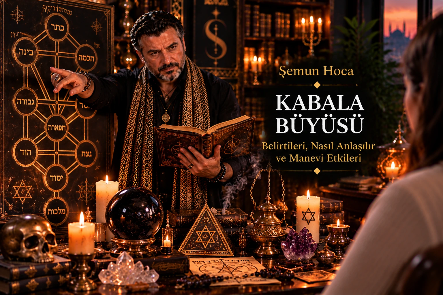 Kabala Büyüsü hakkında geleneksel anlatıları açıklayan görsel (temsili)