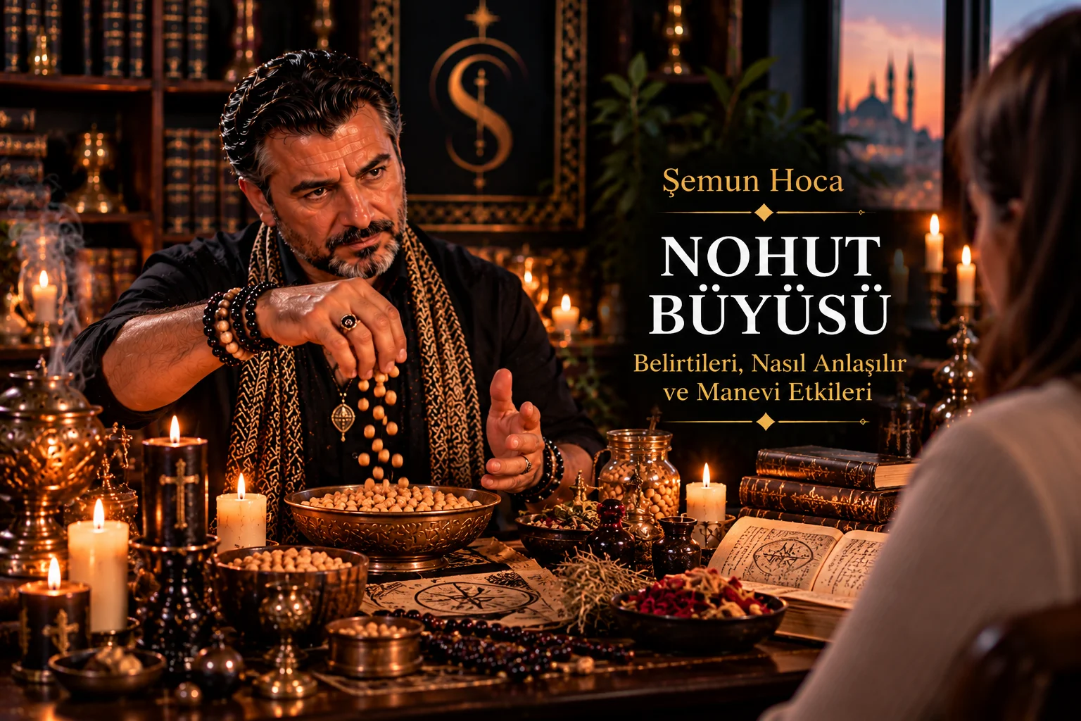 Nohut Büyüsü hakkında geleneksel anlatıları açıklayan görsel (temsili)