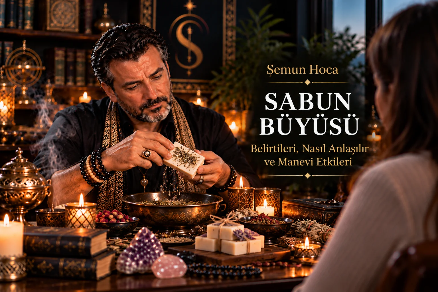 Sabun Büyüsü hakkında geleneksel anlatıları açıklayan görsel (temsili)