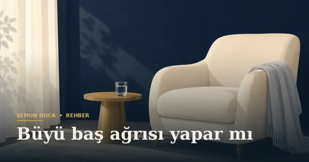 Büyü baş ağrısı yapar mı — Şemun Hoca bilgi rehberi başlıklı görseli