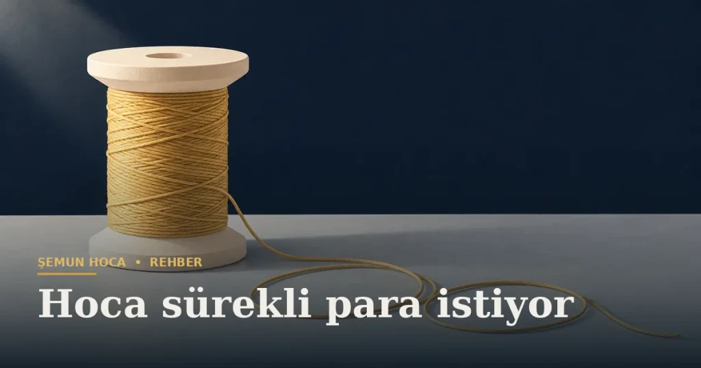 Hoca sürekli para istiyor — Şemun Hoca bilgi rehberi başlıklı görseli