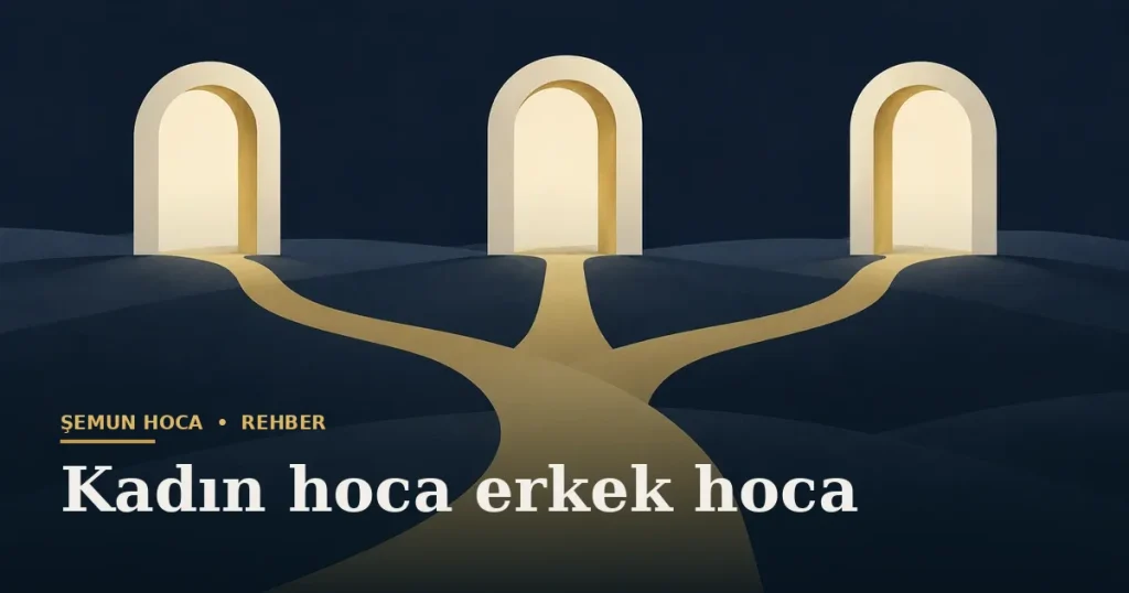 Kadın hoca erkek hoca — Şemun Hoca bilgi rehberi başlıklı görseli