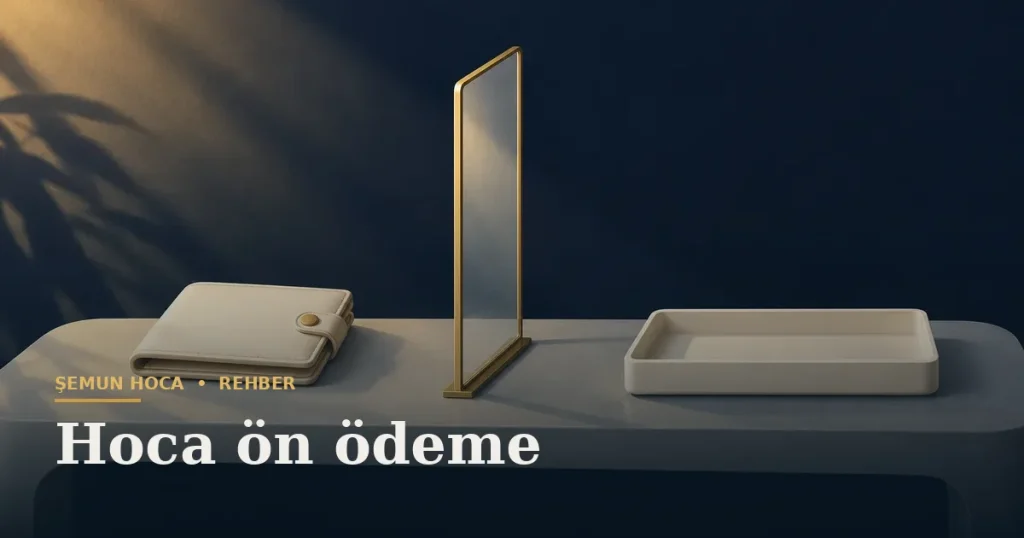Hoca ön ödeme — Şemun Hoca bilgi rehberi başlıklı görseli