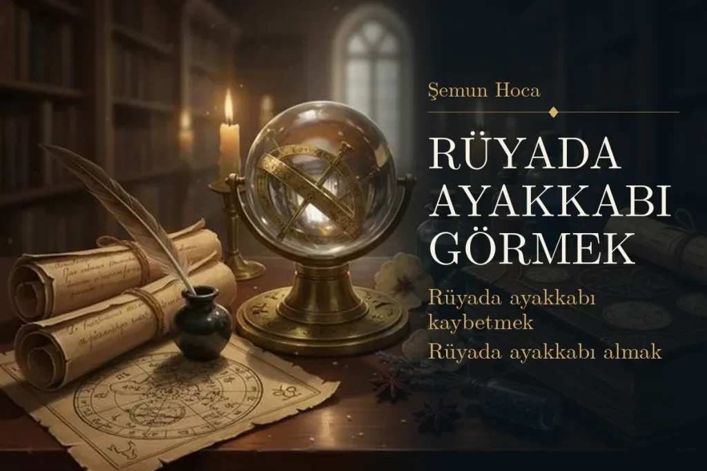 Rüyada ayakkabı görmek tabiri — Şemun Hoca rüya yorumu: rüyada ayakkabı kaybetmek