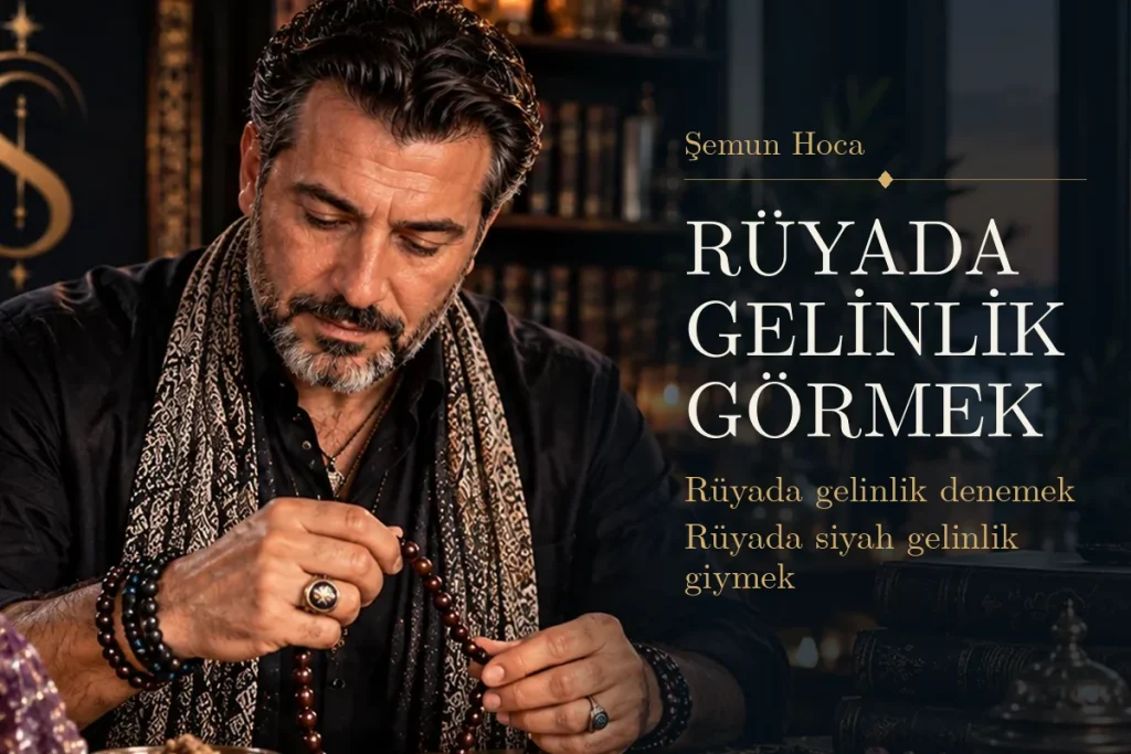 Rüyada gelinlik görmek tabiri — Şemun Hoca rüya yorumu: rüyada gelinlik denemek