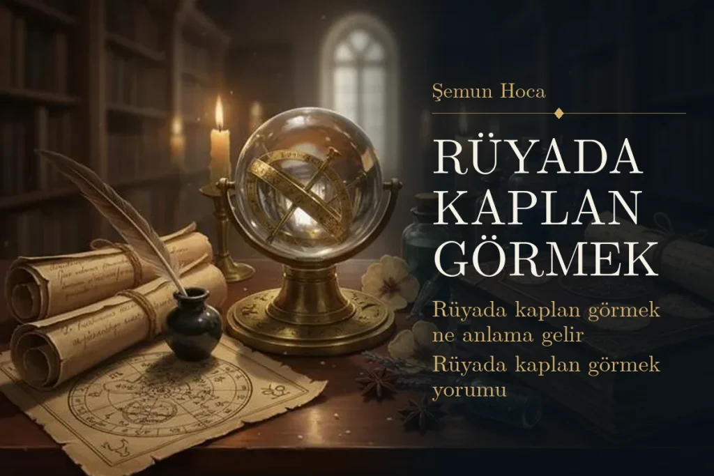 Rüyada kaplan görmek tabiri — Şemun Hoca rüya yorumu: rüyada kaplan görmek ne anlama gelir