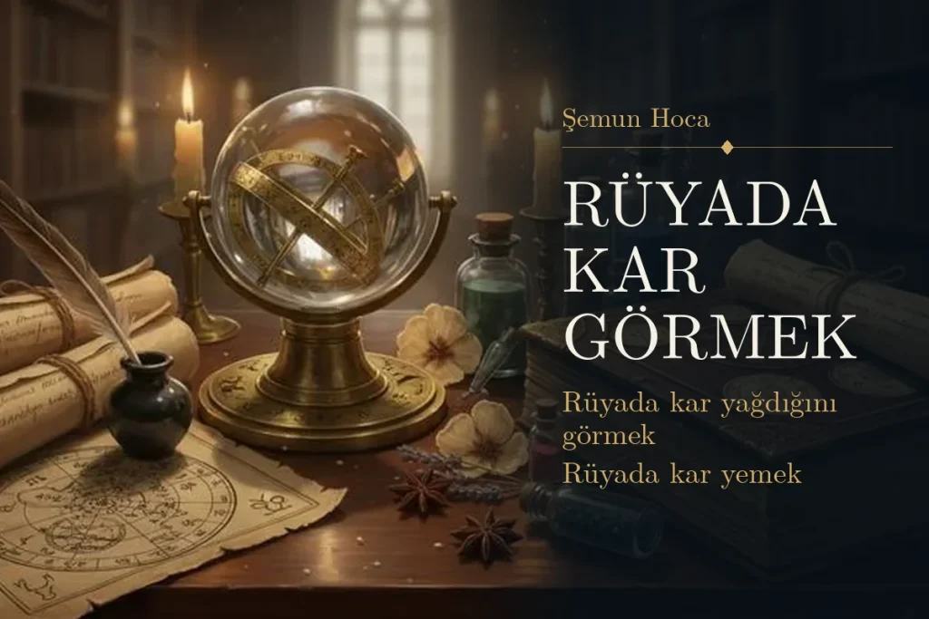 Rüyada kar görmek tabiri — Şemun Hoca rüya yorumu: rüyada kar yağdığını görmek
