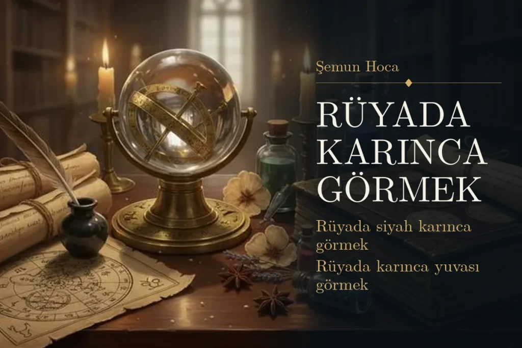 Rüyada karınca görmek tabiri — Şemun Hoca rüya yorumu: rüyada siyah karınca görmek