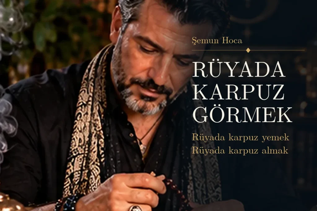 Rüyada karpuz görmek tabiri — Şemun Hoca rüya yorumu: rüyada karpuz yemek