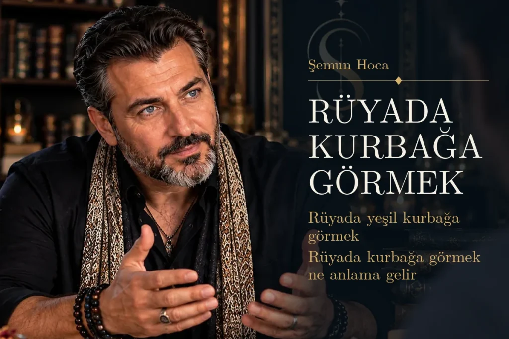 Rüyada kurbağa görmek tabiri — Şemun Hoca rüya yorumu: rüyada yeşil kurbağa görmek