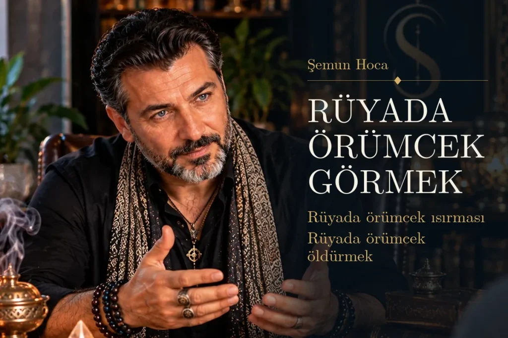 Rüyada örümcek görmek tabiri — Şemun Hoca rüya yorumu: rüyada örümcek ısırması
