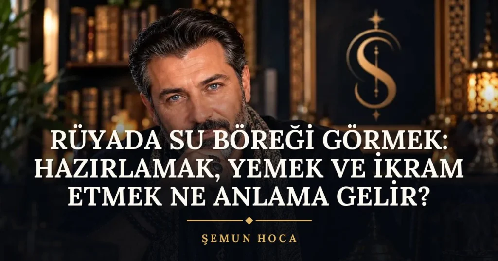 Rüyada Su Böreği Görmek: Hazırlamak, Yemek ve İkram Etmek ne anlama gelir? Rüya tabiri ve anlamı – Şemun Hoca