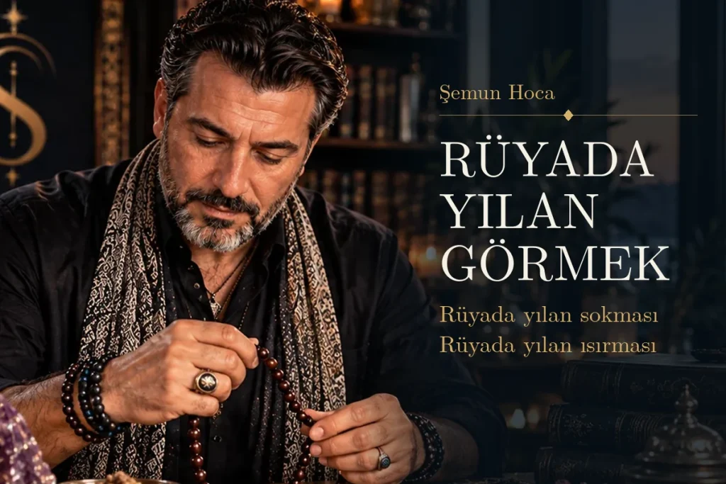 Rüyada yılan görmek tabiri — Şemun Hoca rüya yorumu: rüyada yılan sokması