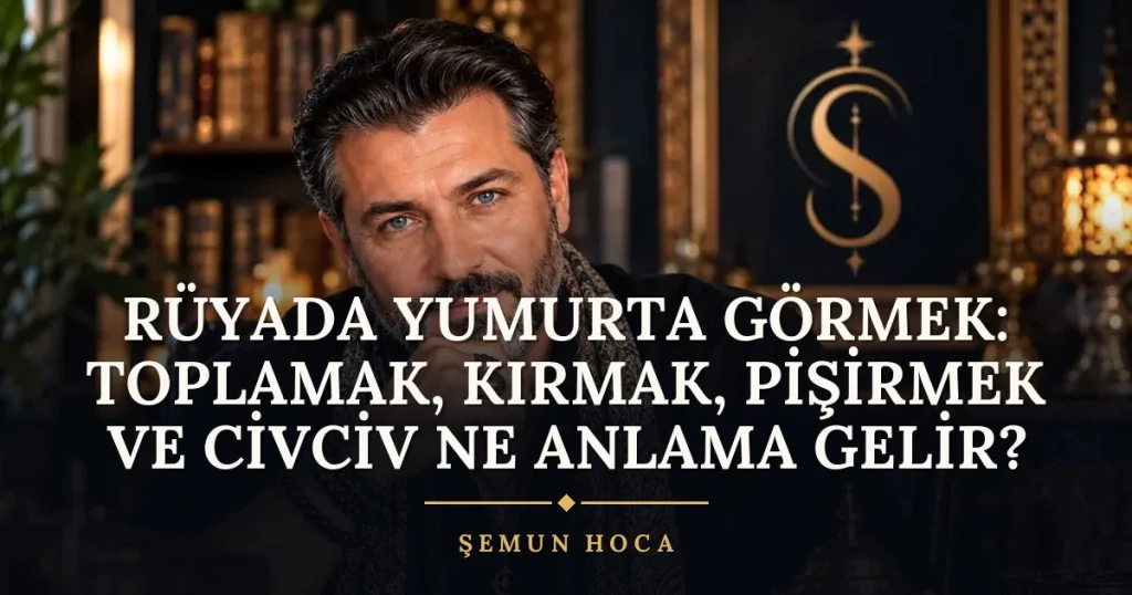 Rüyada Yumurta Görmek: Toplamak, Kırmak, Pişirmek ve Civciv ne anlama gelir? Rüya tabiri ve anlamı – Şemun Hoca