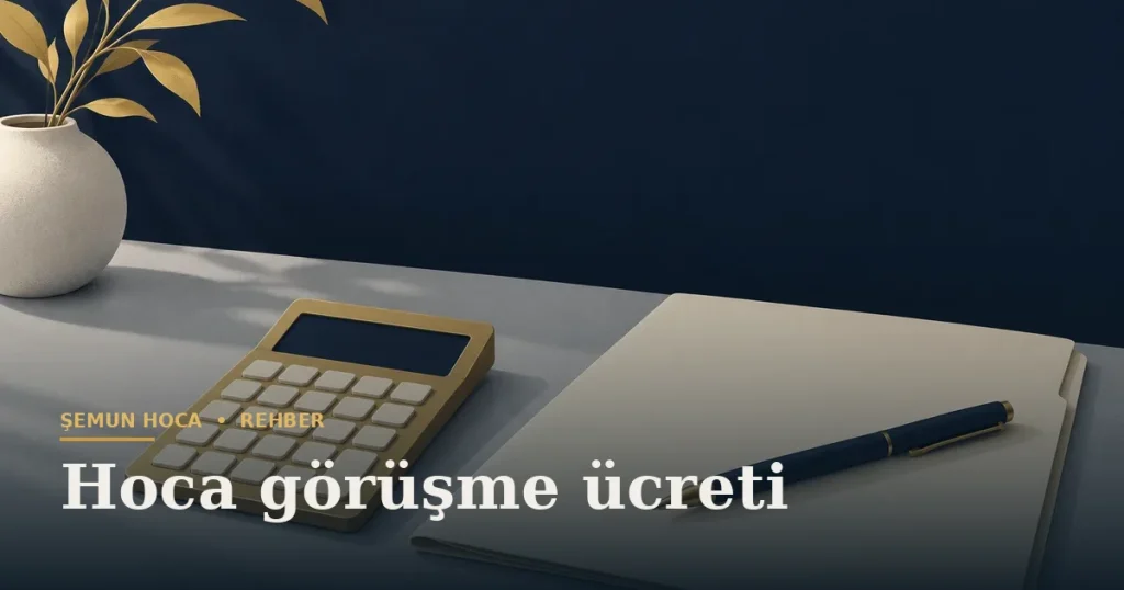 Hoca görüşme ücreti — Şemun Hoca bilgi rehberi başlıklı görseli